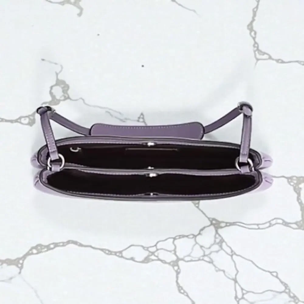 Coach Penelope Shoulder Bag Leather Purse in Light Violet CP101 - Picture 3 of 4